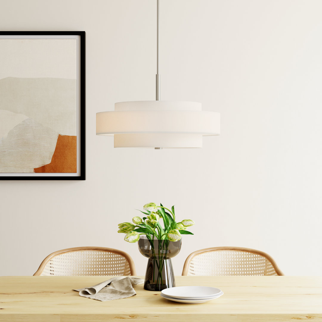 Flaire 5 - Light Shaded Drum Chandelier